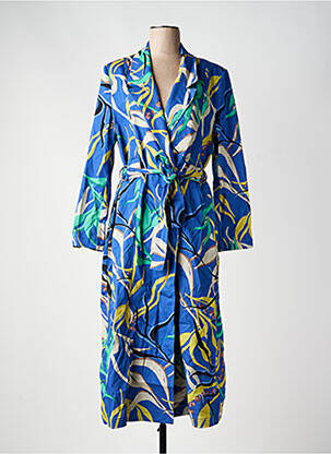 Trench albastru DEUX. BY ELINE DE MUNCK femeie