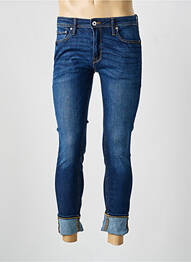 Blugi cu croială slim albastru JACK & JONES bărbat