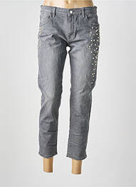 Blugi cu croială slim gri EDC femme