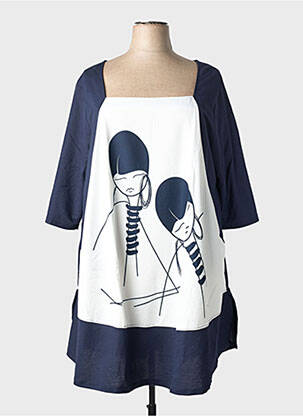 Rochie midi albastru G!OZE femeie