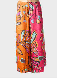 Pantalon larg violet G!OZE femme