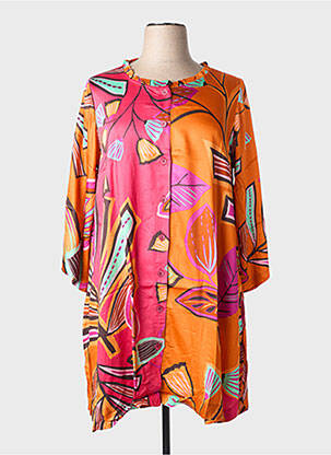 Tunică mâneci lungi portocaliu G!OZE femeie