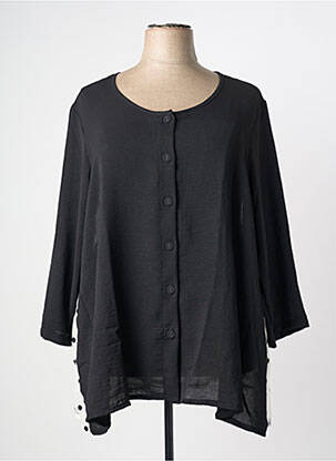 Tunică mâneci lungi negru G!OZE femeie