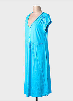 Rochie midi turcoaz MALOKA femeie