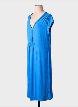 Rochie midi albastru MALOKA femeie