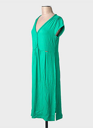 Rochie midi verde MALOKA femeie