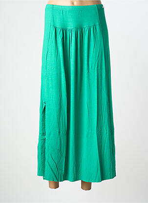 Fustă lungă verde MALOKA femeie