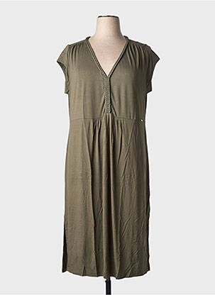 Rochie midi kaki MALOKA femeie