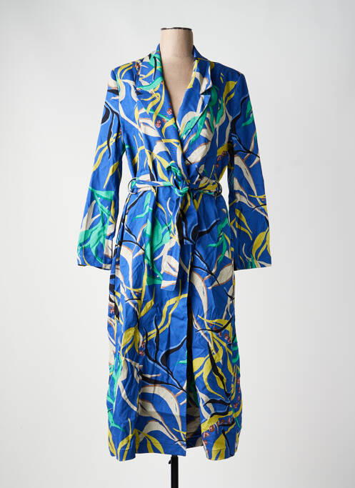 Trench albastru DEUX. BY ELINE DE MUNCK femeie