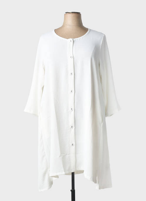 Tunică mâneci lungi alb G!OZE femeie