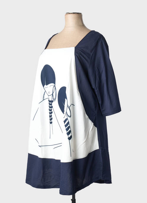 Rochie midi albastru G!OZE femeie