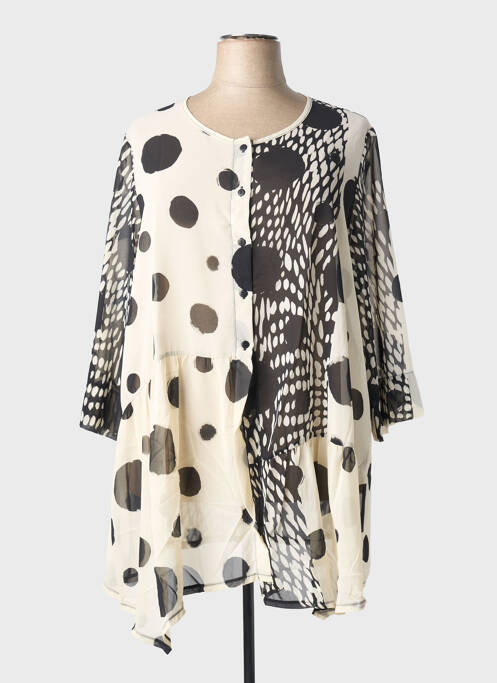 Tunică mâneci lungi alb G!OZE femeie