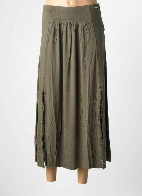 Fustă lungă kaki MALOKA femeie