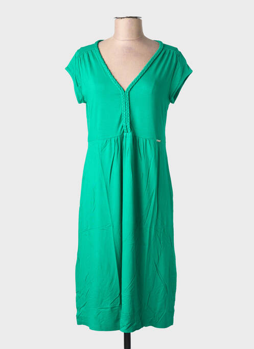Rochie midi verde MALOKA femeie