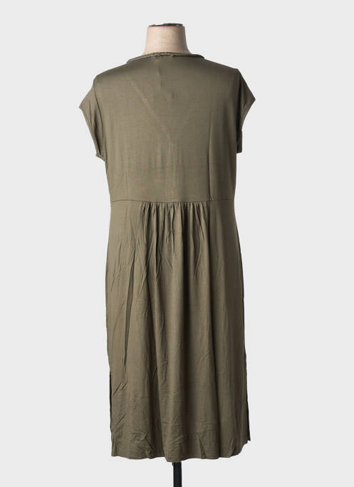 Rochie midi kaki MALOKA femeie