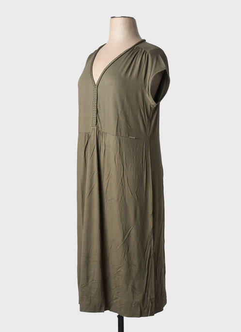 Rochie midi kaki MALOKA femeie