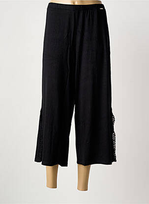 Pantalon trei sferturi negru MALOKA femeie