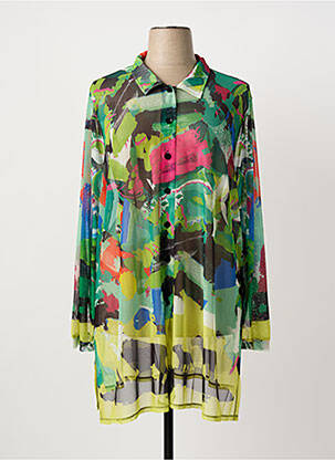 Tunică mâneci lungi verde MALOKA femeie