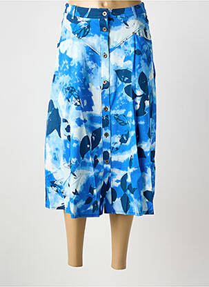 Fustă lungă albastru MALOKA femeie