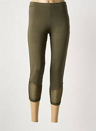 Pantalon trei sferturi kaki MALOKA femeie