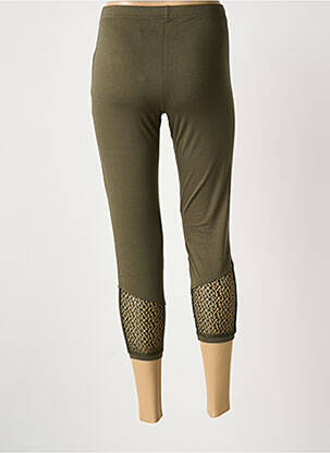 Pantalon trei sferturi kaki MALOKA femeie