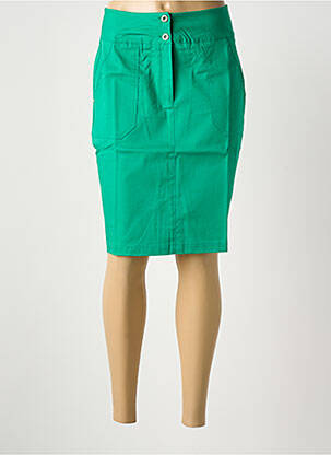 Fustă scurtă verde MALOKA femeie