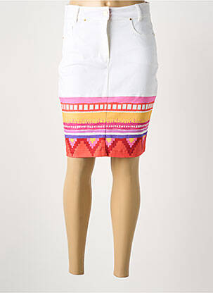 Fustă scurtă alb PAUL BRIAL femeie