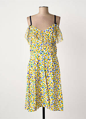 Rochie midi galben PAUL BRIAL femeie