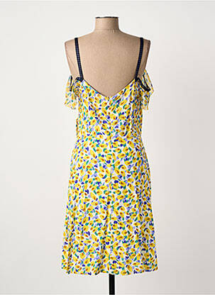 Rochie midi galben PAUL BRIAL femeie