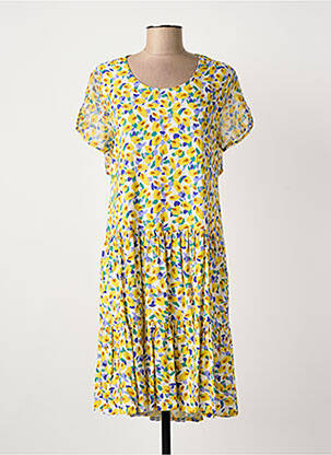 Rochie midi galben PAUL BRIAL femeie