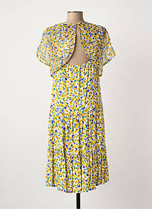 Rochie midi galben PAUL BRIAL femeie