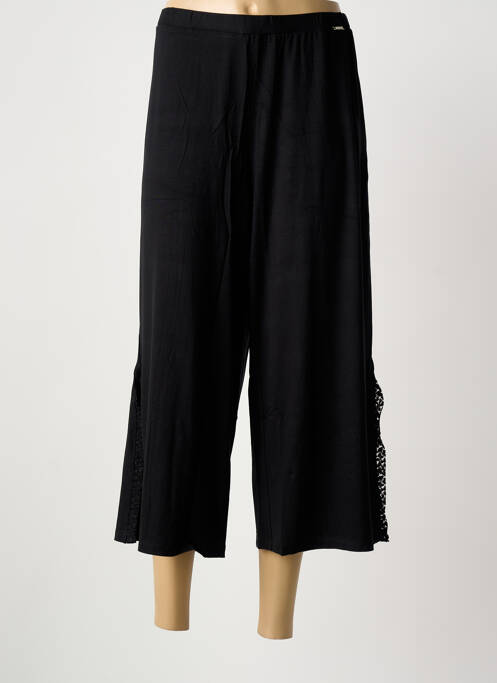 Pantalon trei sferturi negru MALOKA femme