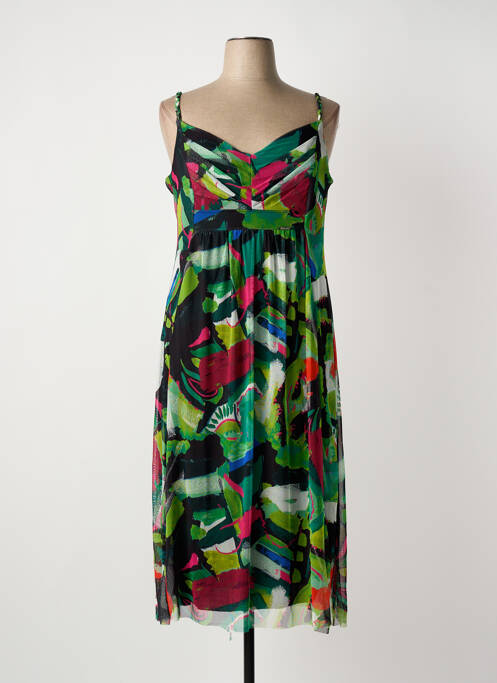 Rochie midi verde MALOKA femeie