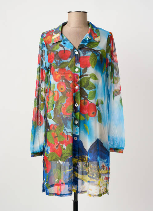 Tunică mâneci lungi albastru MALOKA femeie