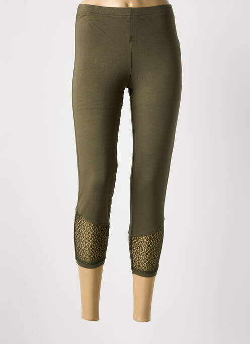 Pantalon trei sferturi kaki MALOKA femeie