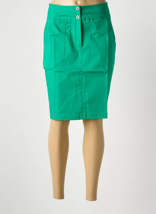 Fustă scurtă verde MALOKA femeie