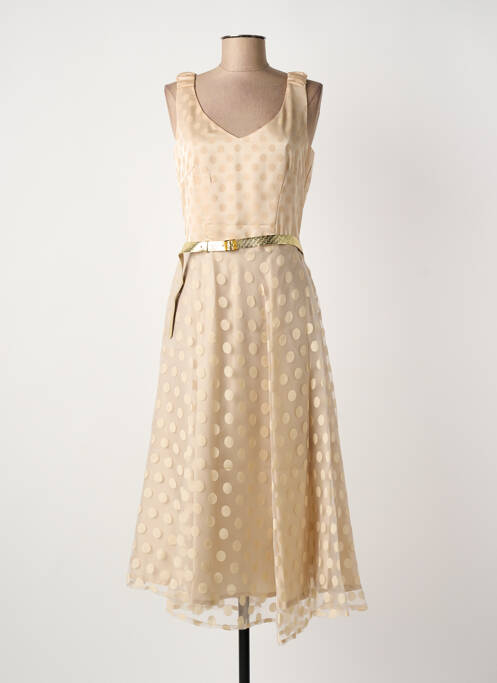 Rochie lungă bej PAUL BRIAL femeie