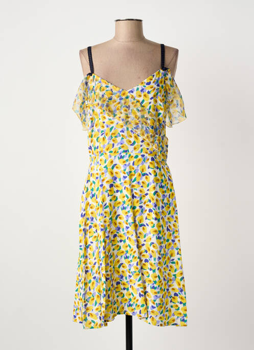 Rochie midi galben PAUL BRIAL femeie