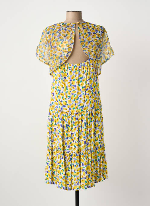 Rochie midi galben PAUL BRIAL femeie