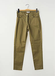 Pantalon 7/8 verde PAUL BRIAL femme