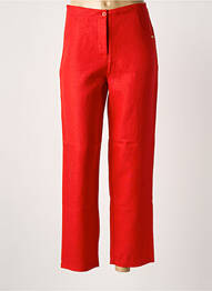 Pantalon drept roșu PAUL BRIAL femme
