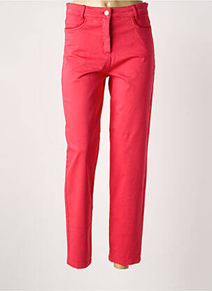 Pantalon drept roz PAUL BRIAL femeie
