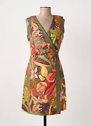 Rochie scurtă verde PAUL BRIAL femeie