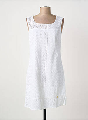 Rochie scurtă alb PAUL BRIAL femeie