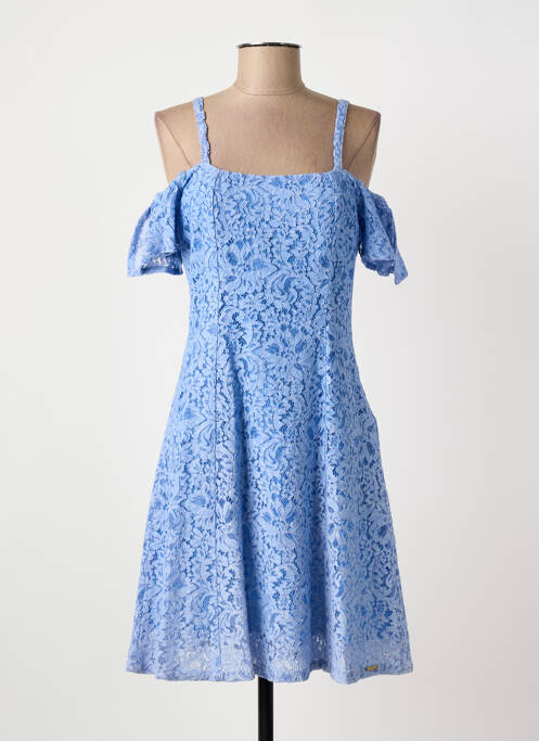 Rochie scurtă albastru PAUL BRIAL femeie