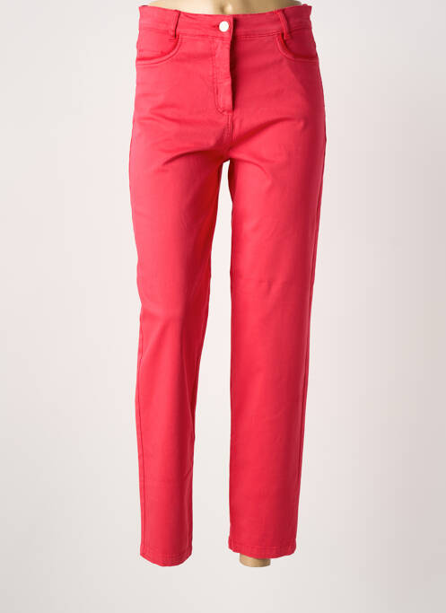 Pantalon drept roz PAUL BRIAL femeie