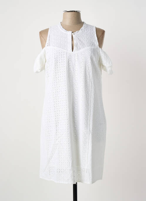 Rochie scurtă alb PAUL BRIAL femeie