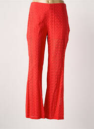 Pantalon evazat roșu PAUL BRIAL femme