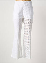 Pantalon evazat alb PAUL BRIAL femme