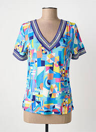 Tricou albastru PAUL BRIAL femme